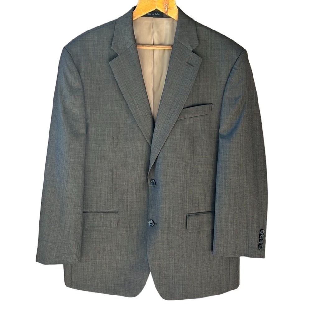 Lauren Ralph Lauren Men’s 42R 100% Wool Blazer. Sports Coat Like New Warm Gray.